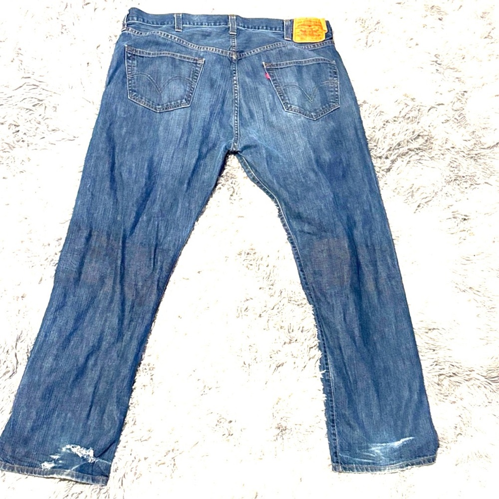 Levi's 501 Size 42/32L Classic Indigo Straight Jeans